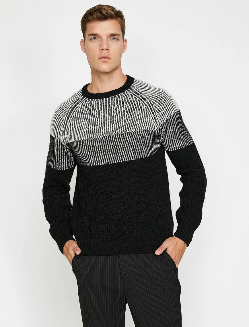 17380 Black Knitted Jumper