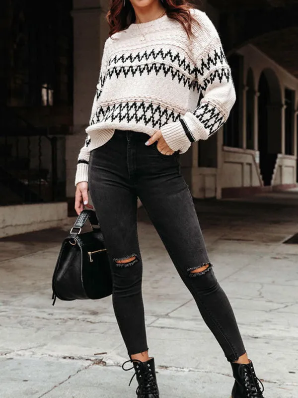 Azerine Crew Neck Sweater