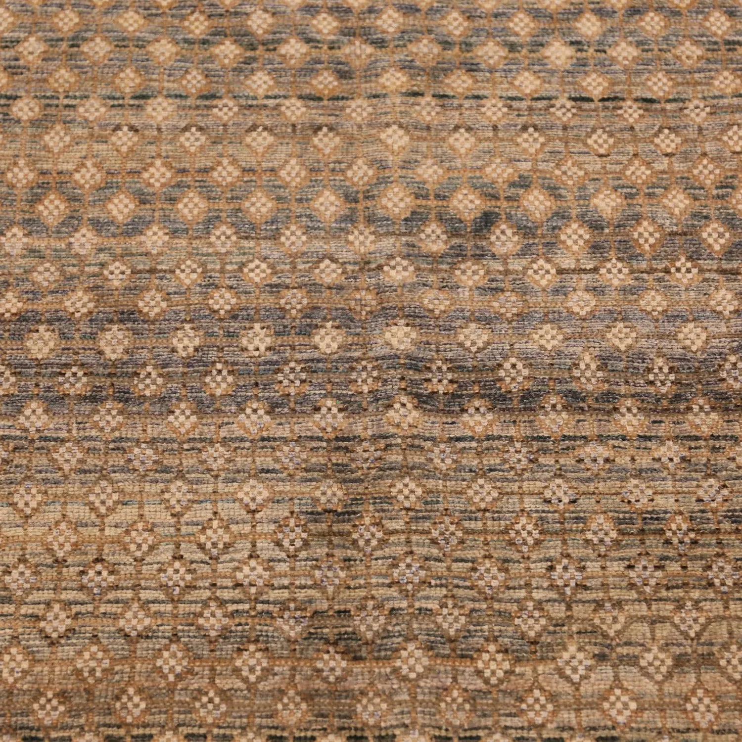 Beige Alchemy Transitional Wool Silk Blend Rug - 12'11" x 18'3"