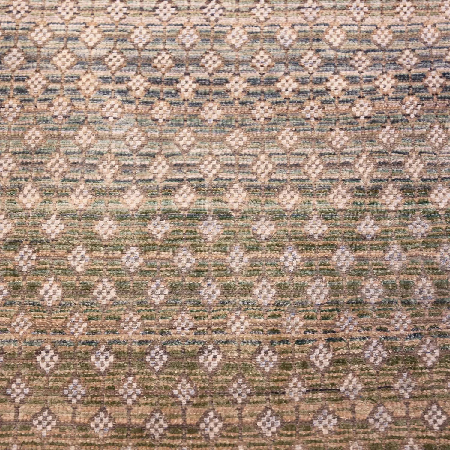 Beige Alchemy Transitional Wool Silk Blend Rug - 12'11" x 18'3"