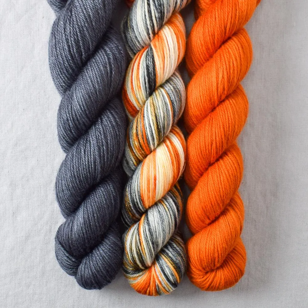 Biker Chick, Coal, French Marigold - Yowza Mini Trio - Babette