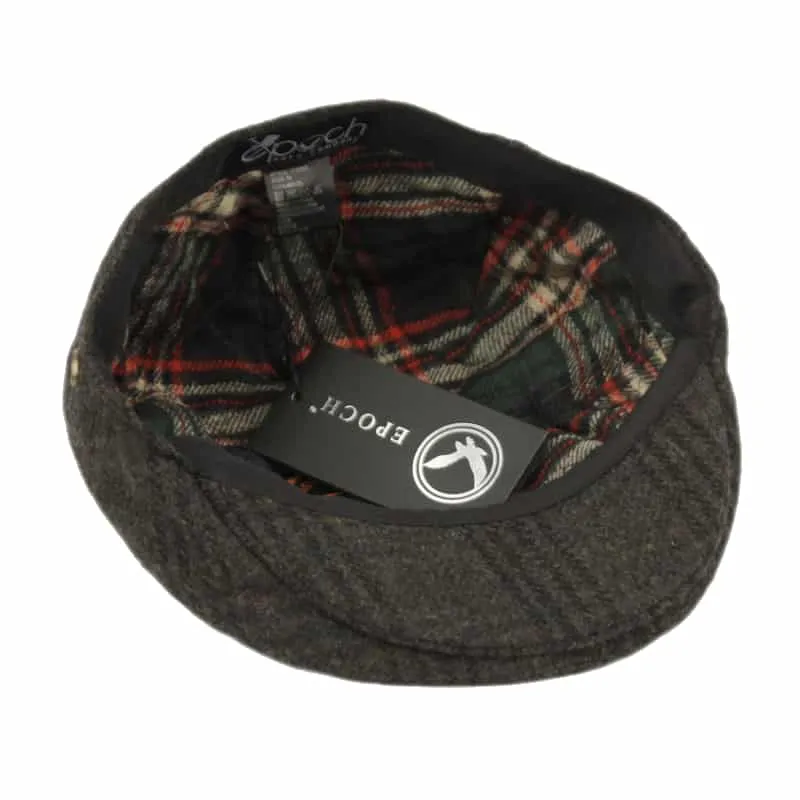 Brown and Gray Plaid Ivy Cap
