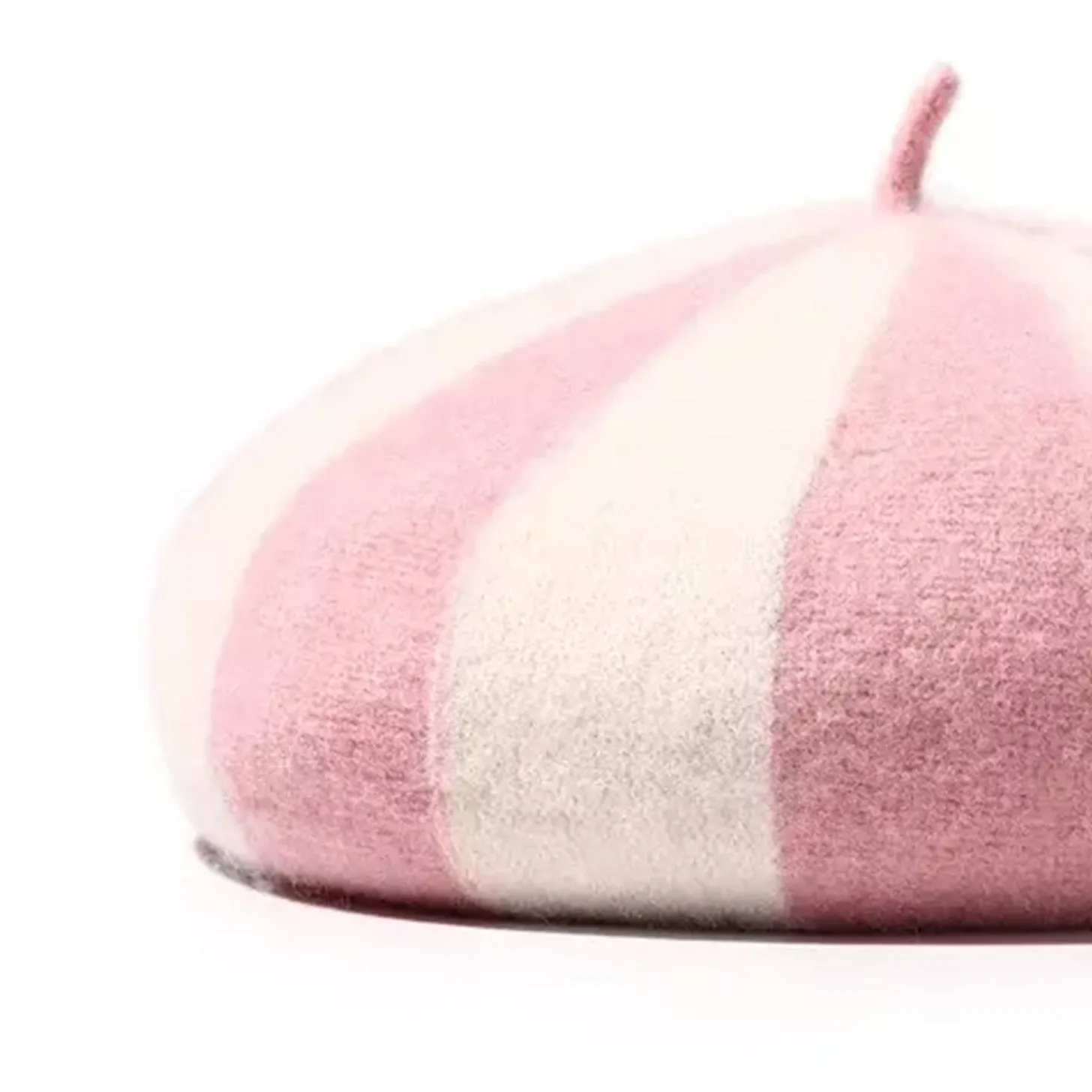 Candy Striped Beret