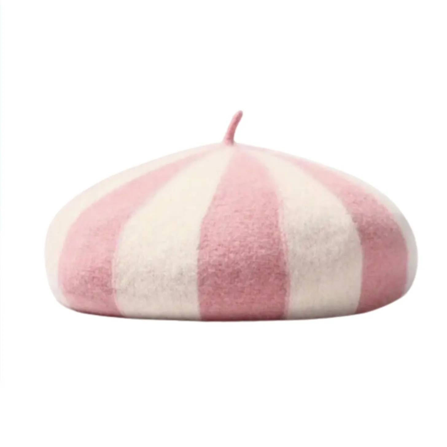Candy Striped Beret