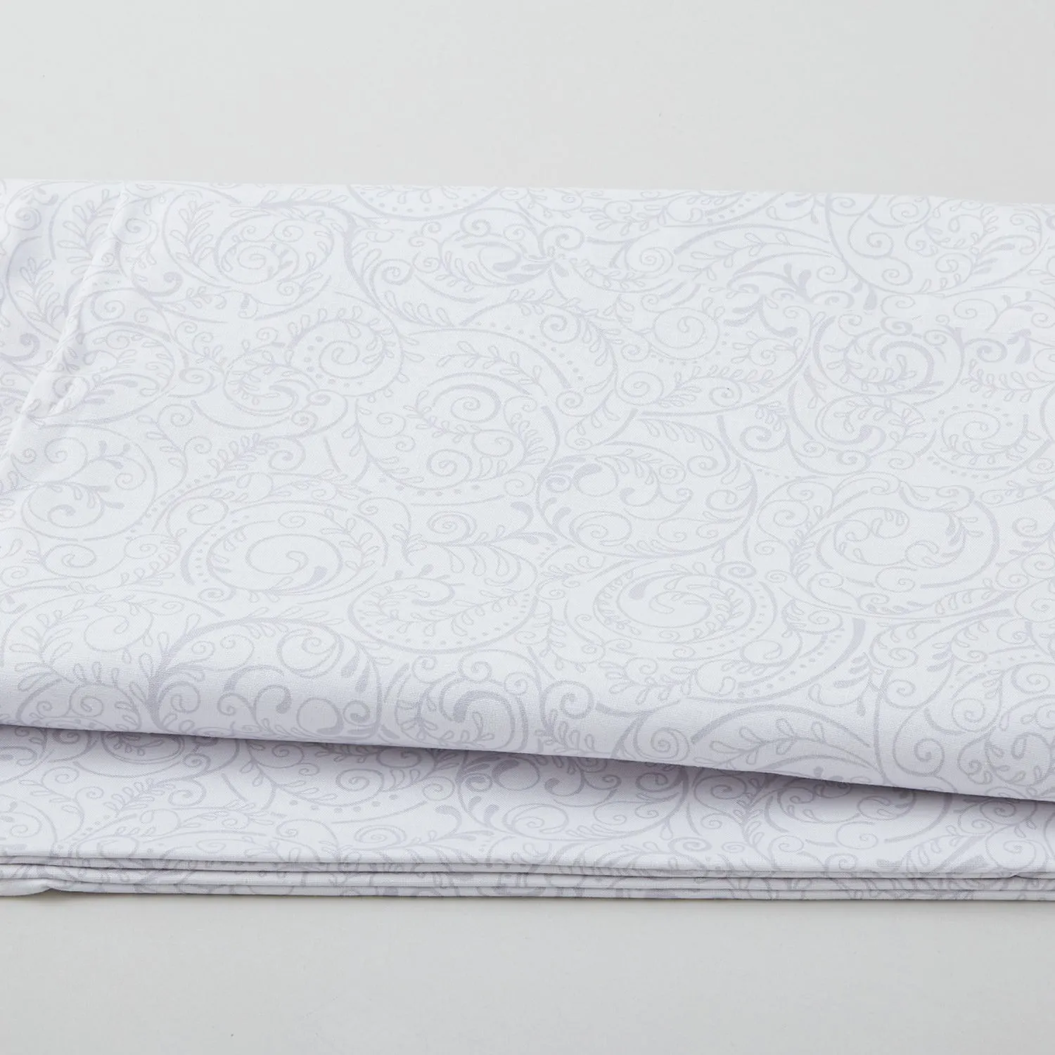 Charleston - Swirling Vines Light Gray 108" Wide 3 Yard Cut