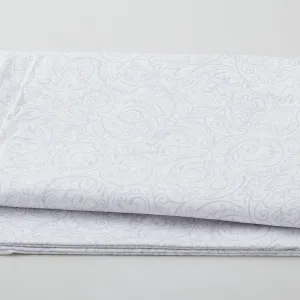 Charleston - Swirling Vines Light Gray 108" Wide 3 Yard Cut
