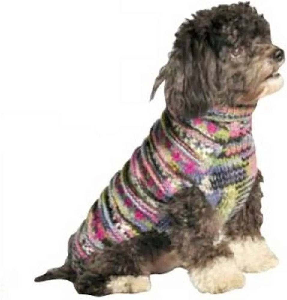 Chilly Dog Purple Woodstock Dog Sweater