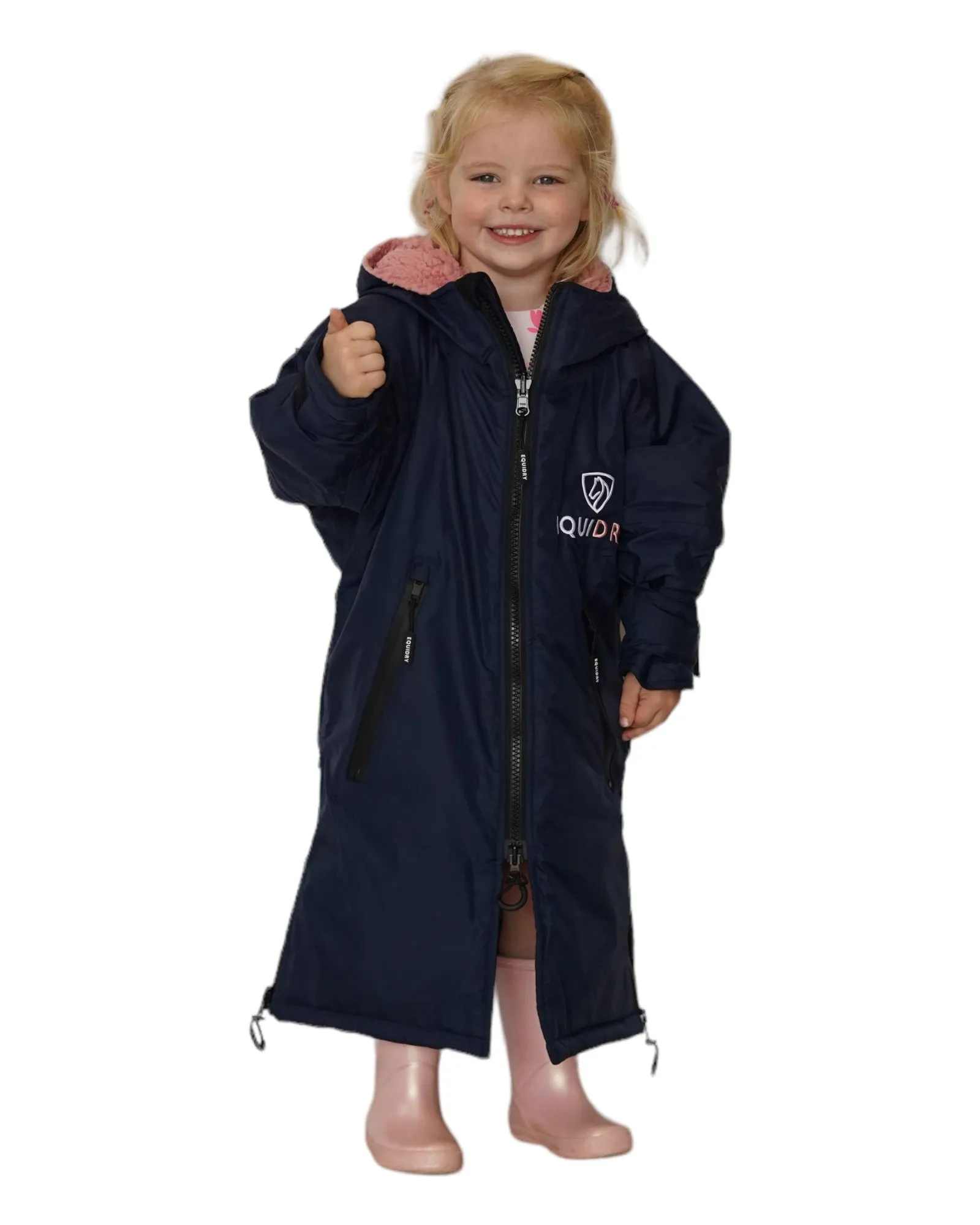 EQUIDRY | All Rounder Original Children's | Navy/Pale Pink
