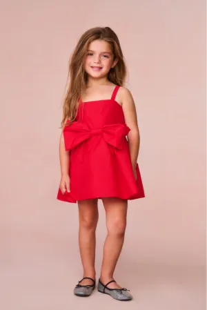 Girls Alejandra Bow Mini Dress