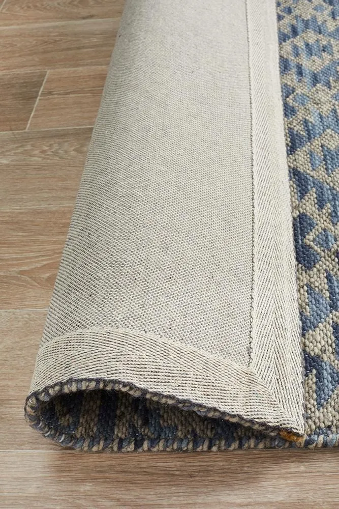 Harvey Blue Tribal Rug