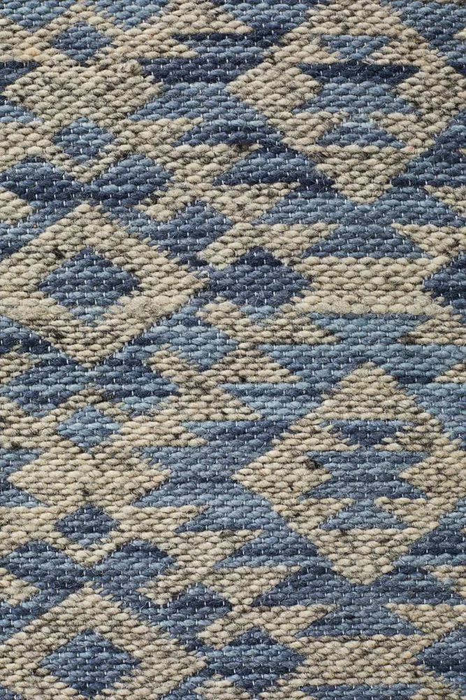 Harvey Blue Tribal Rug