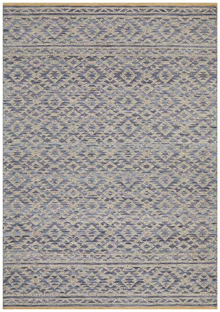 Harvey Blue Tribal Rug