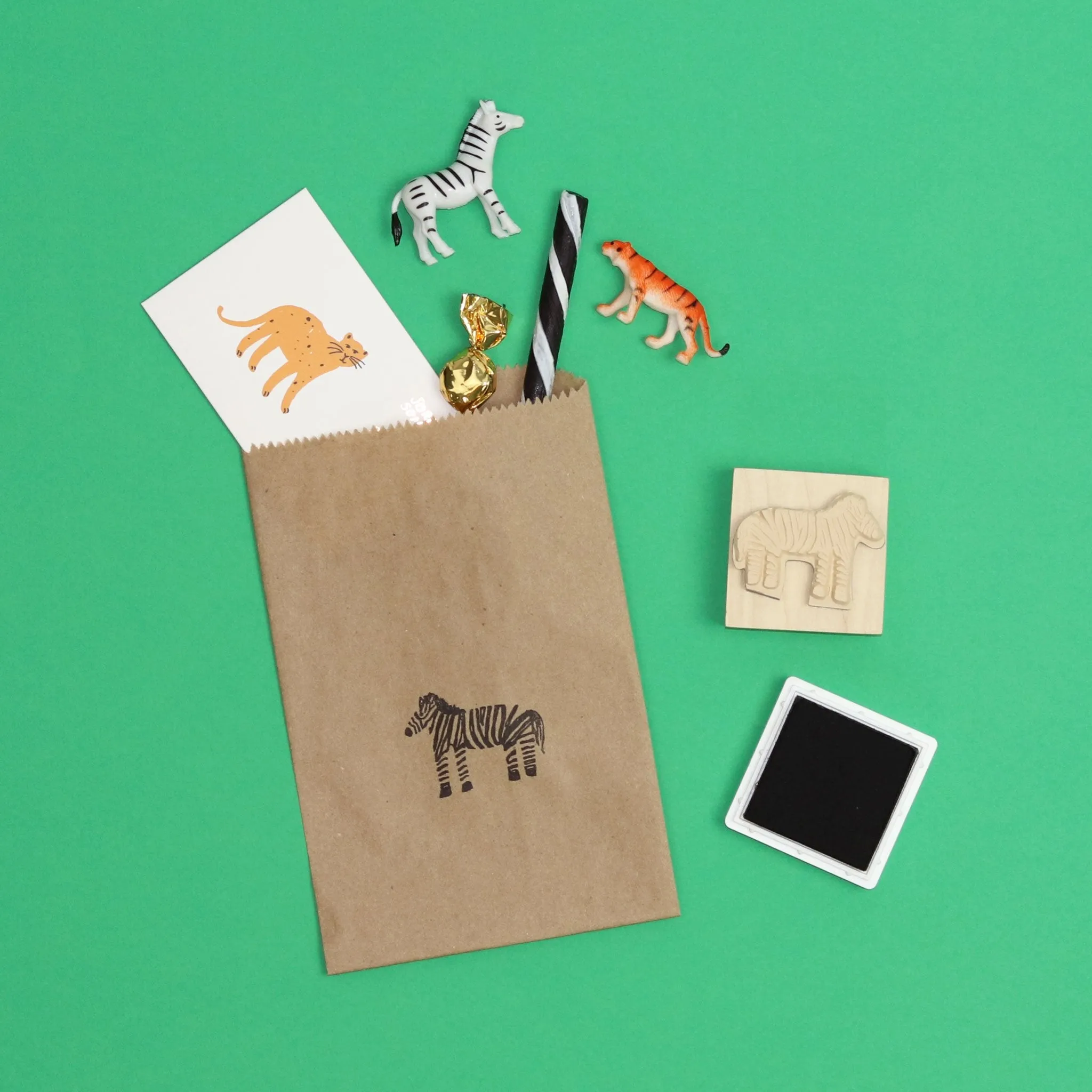 Into the Wild Rubber Stamp