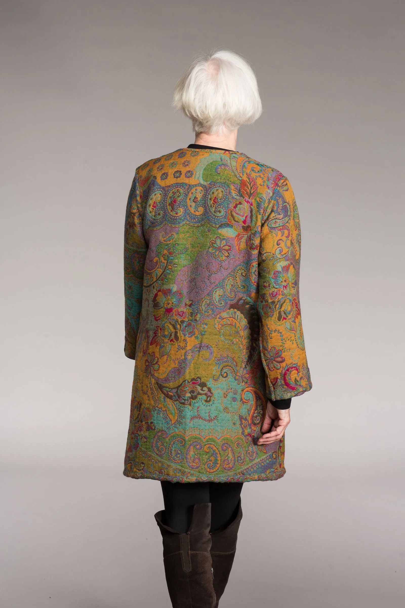 Jani Reversible Cardigan Pure Merino Wool