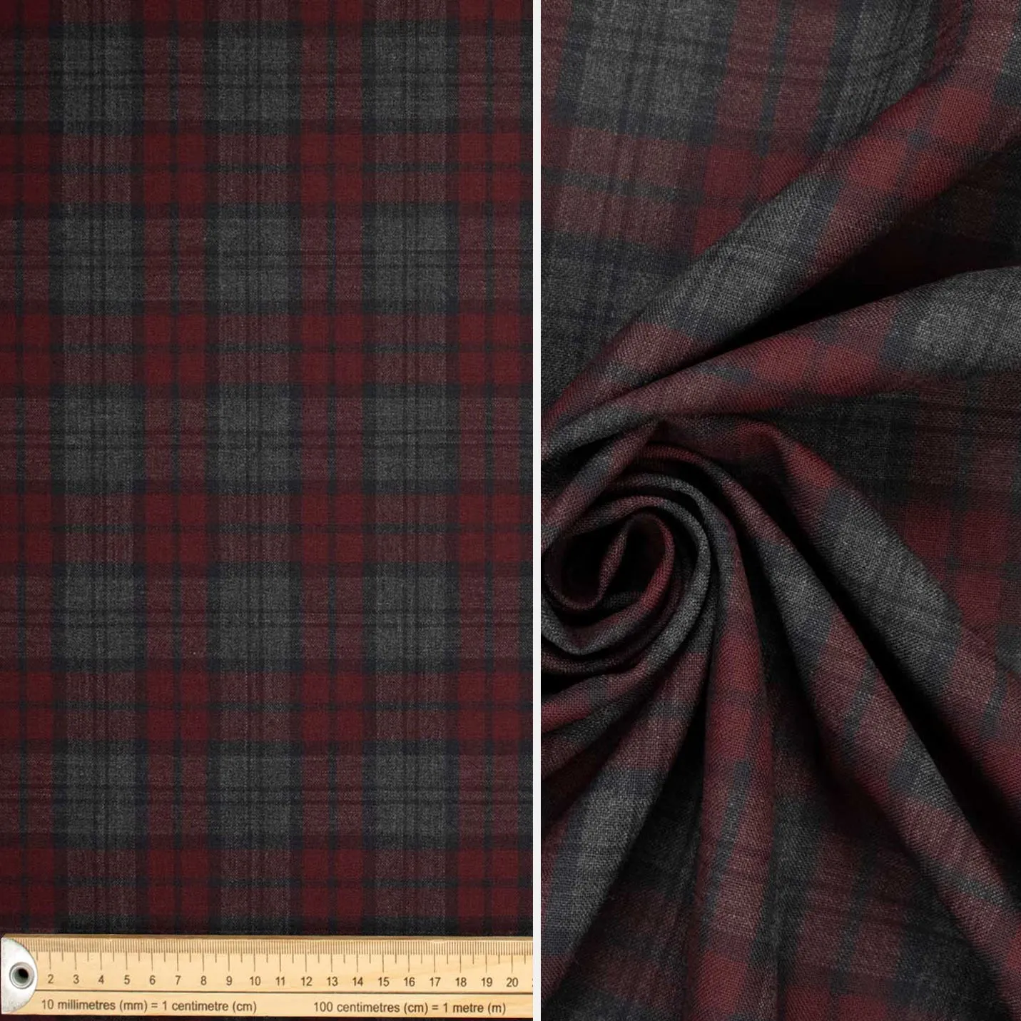 Japanese Printed Wool Suiting