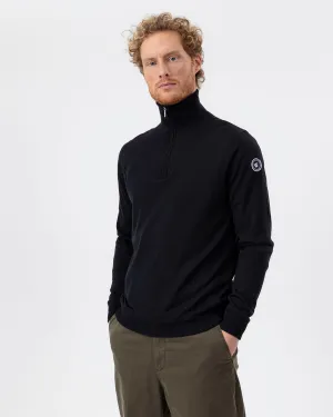 Jesper T-Neck Windproof- Black