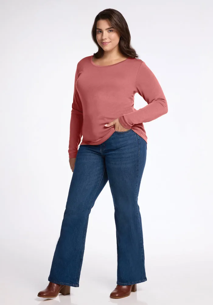 Kenzie Scoop Neck • Final Sale Deals! - Brick Dust