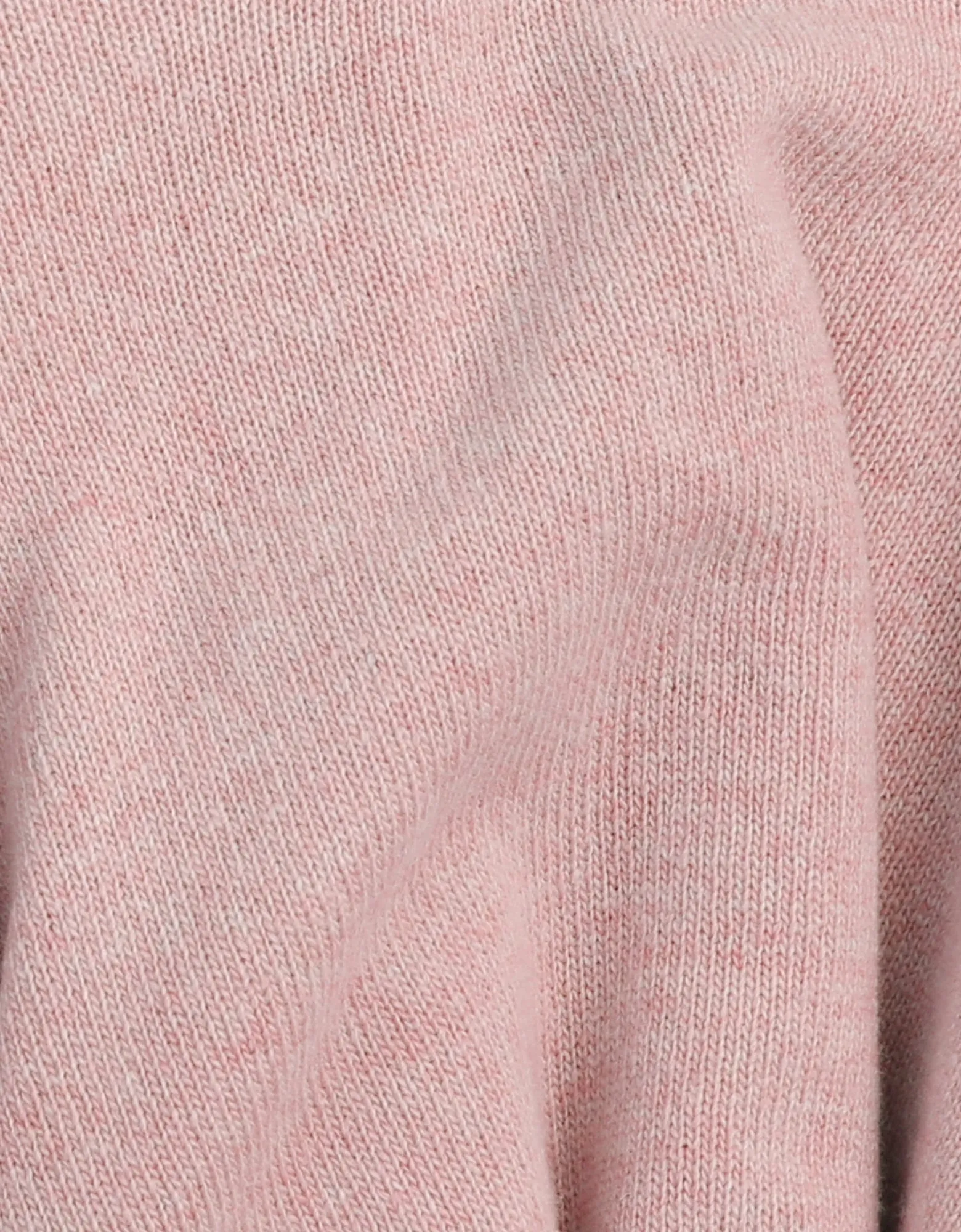Light Merino Wool Crew - Faded Pink