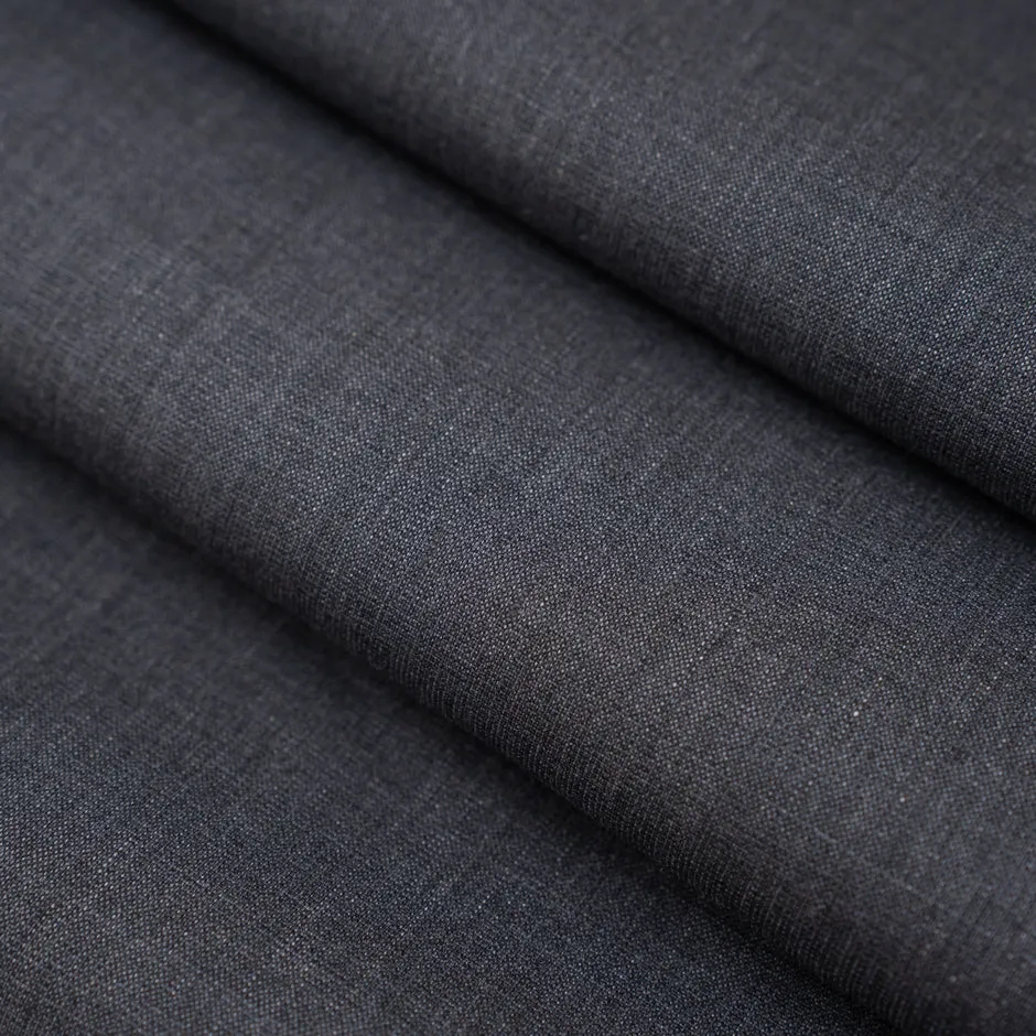 Light Wool Dark Gray Fabric