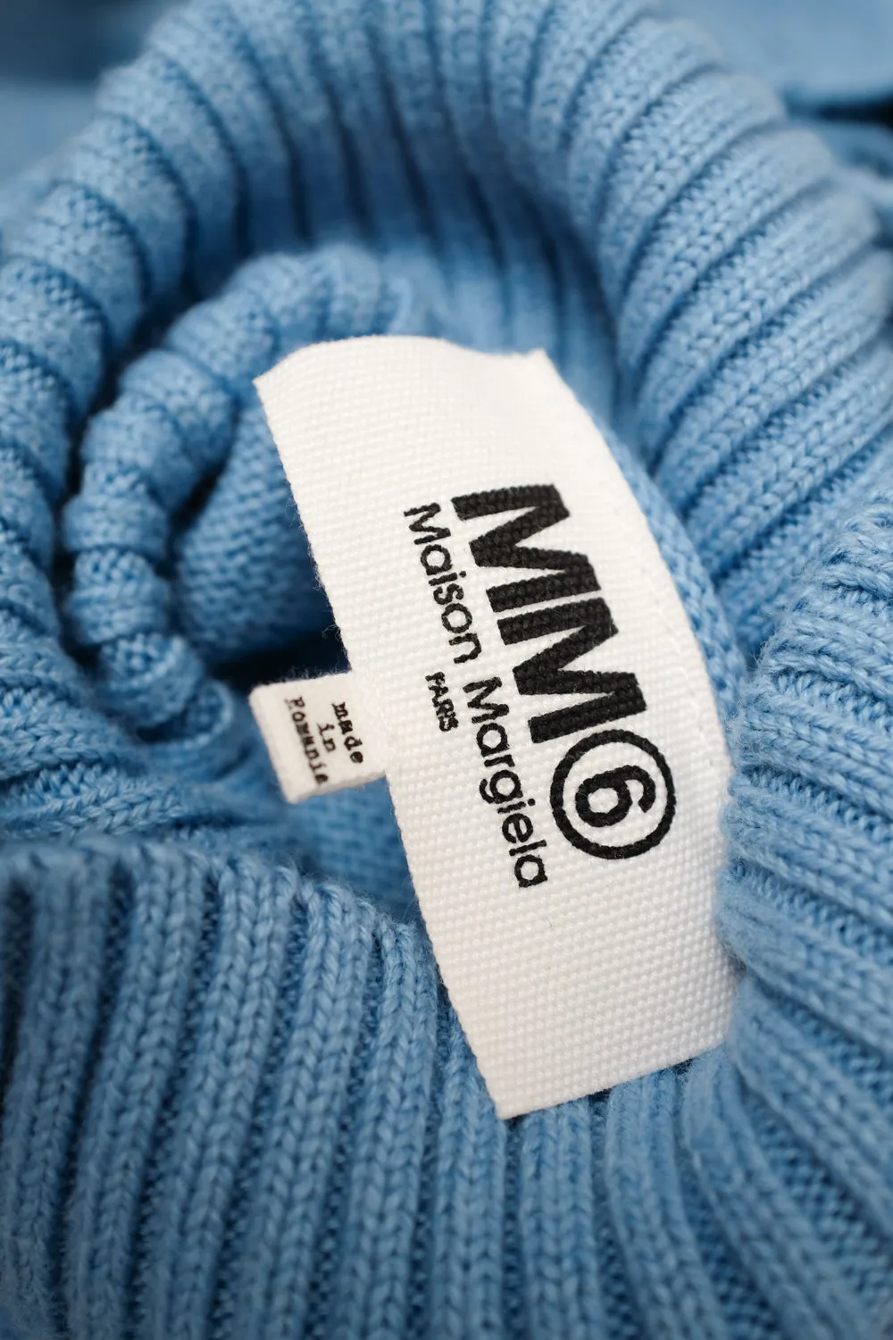 MAISON MARGIELA MM6 BLUE KNIT SWEATER