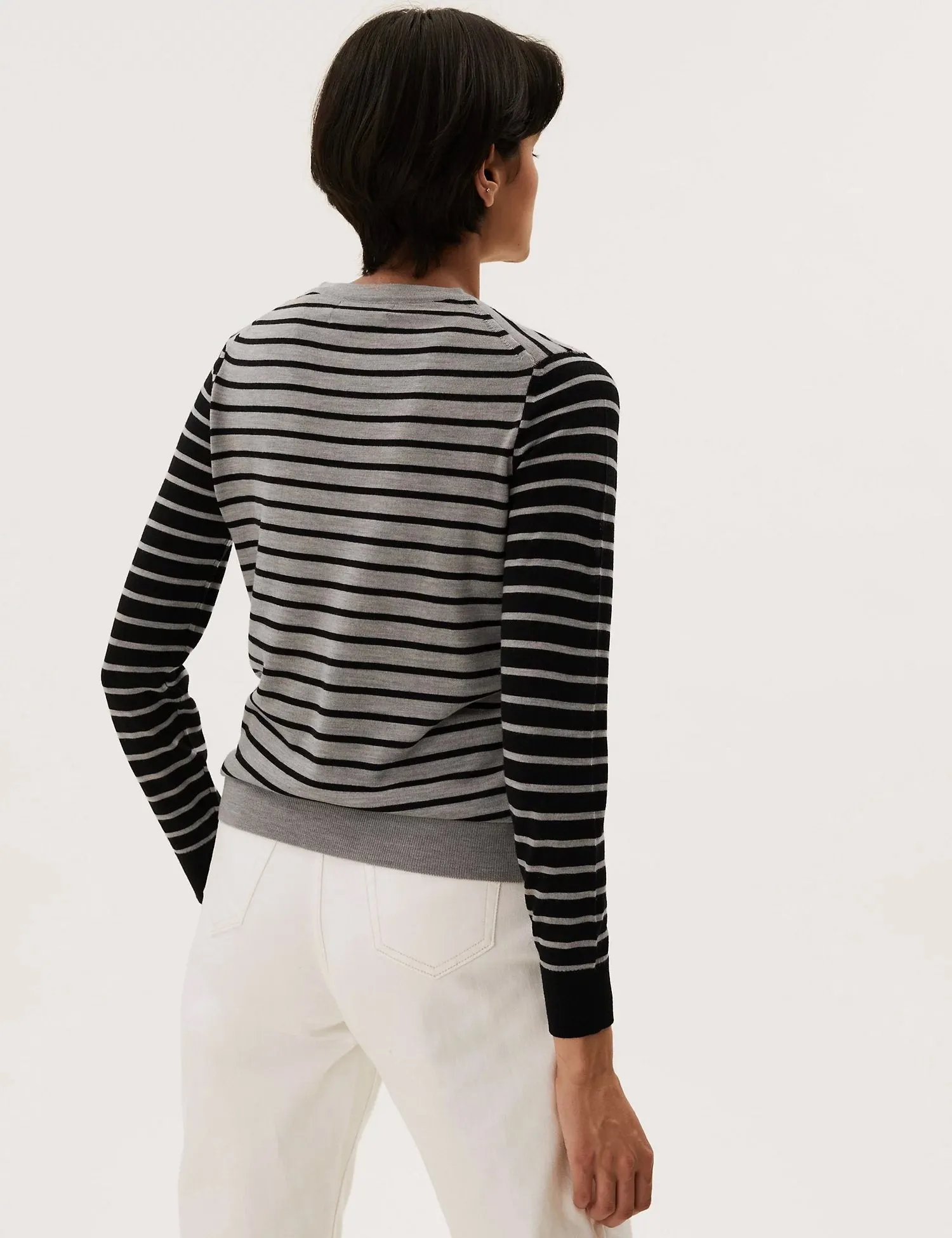 M&S Ladies Marino Wool Jersey T38/7721H