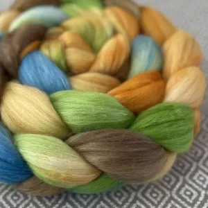 Merino Silk Cashmere Roving - OOAK - 1972