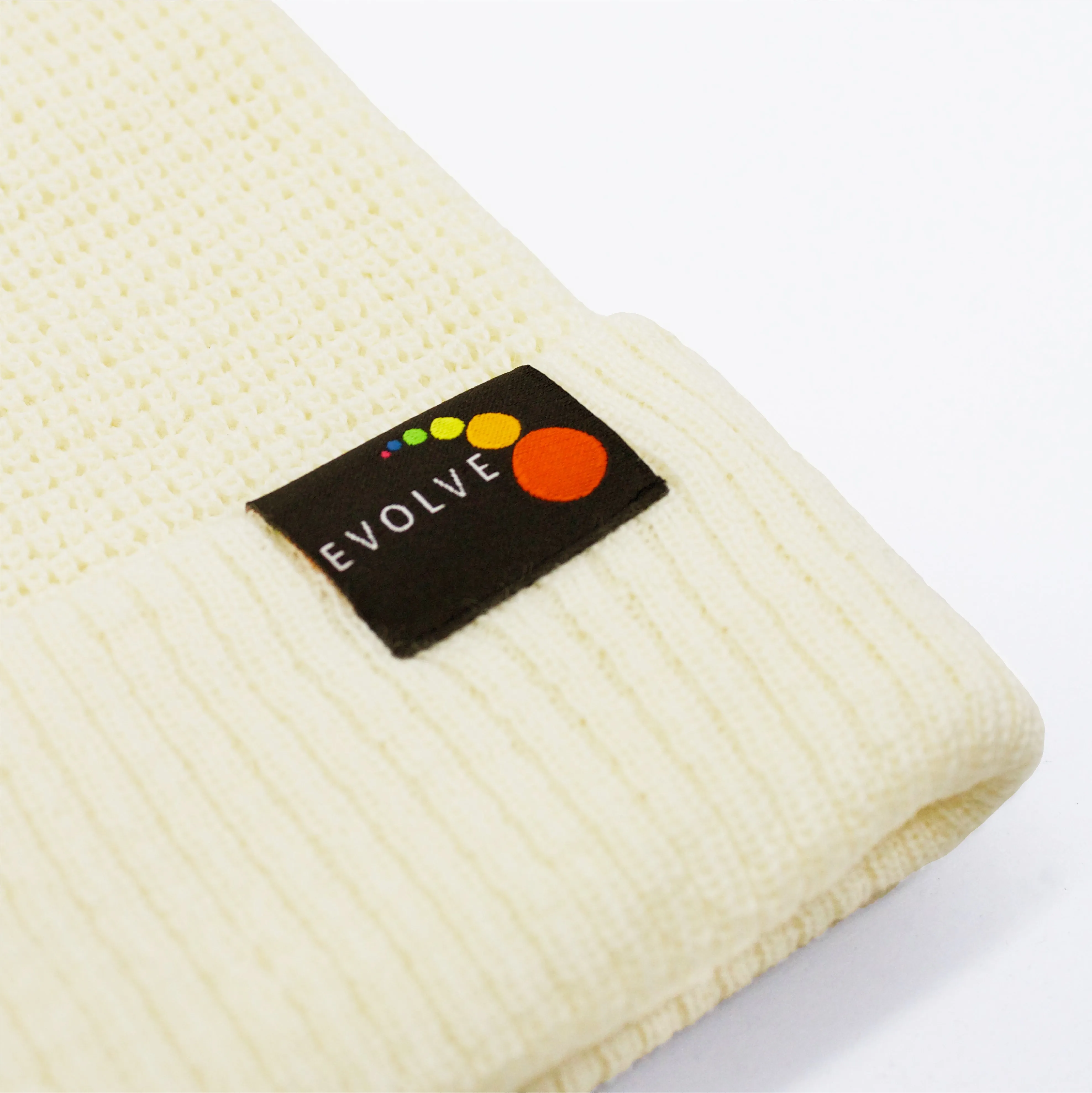 Merino Wool Beanie - Cream