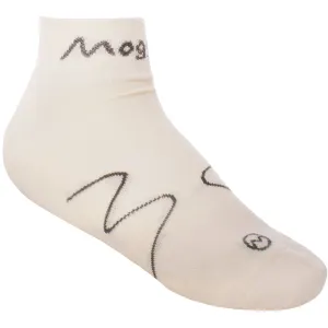Moggans Performance Unisex Merino Wool Ankle Socks - White