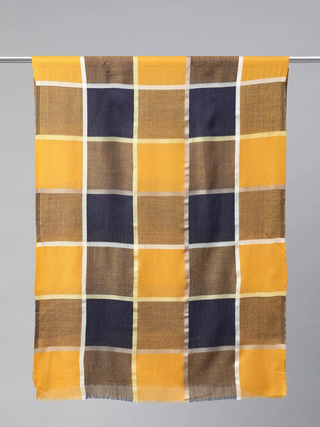 Multi colour Checks Men Shawl