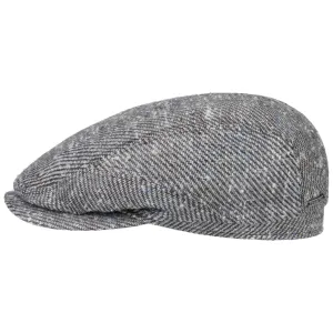 Plainfield Silk Wool Flat Cap by Stetson