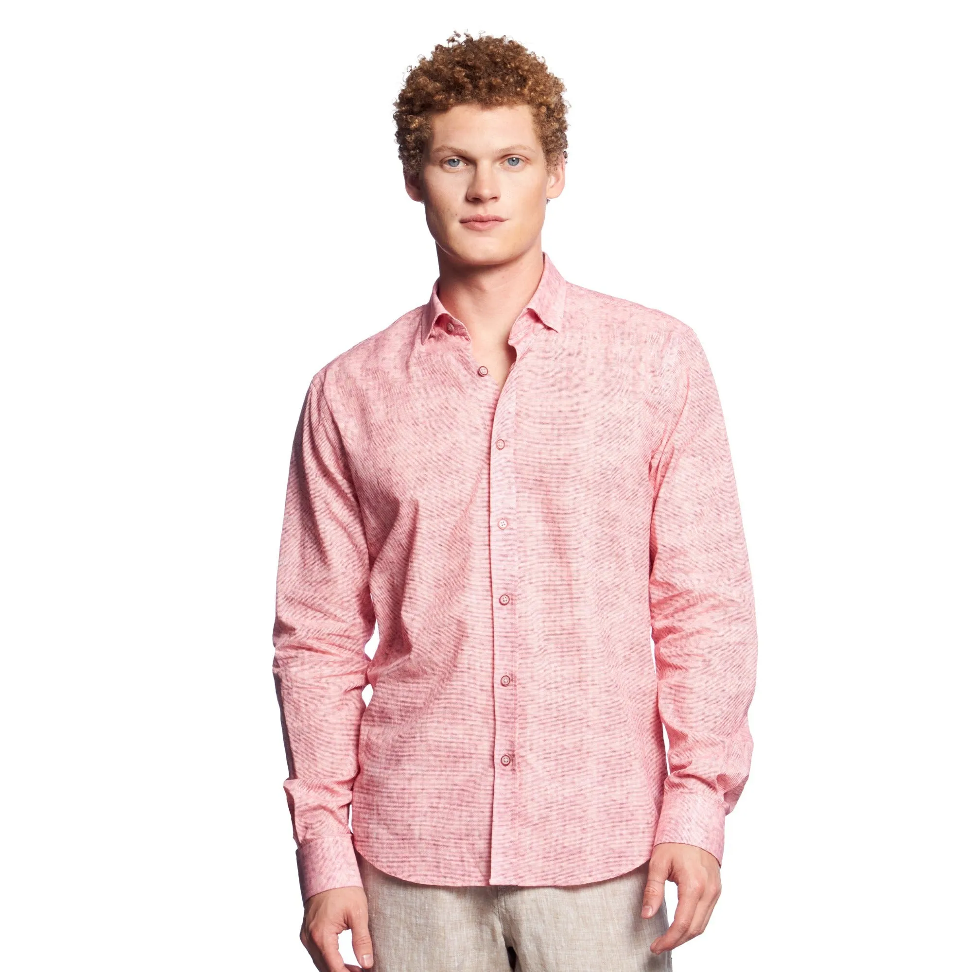 Red Trinitite Button Down Shirt