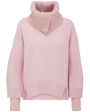 Rose Patch Timeless Ease Turtleneck Sweater