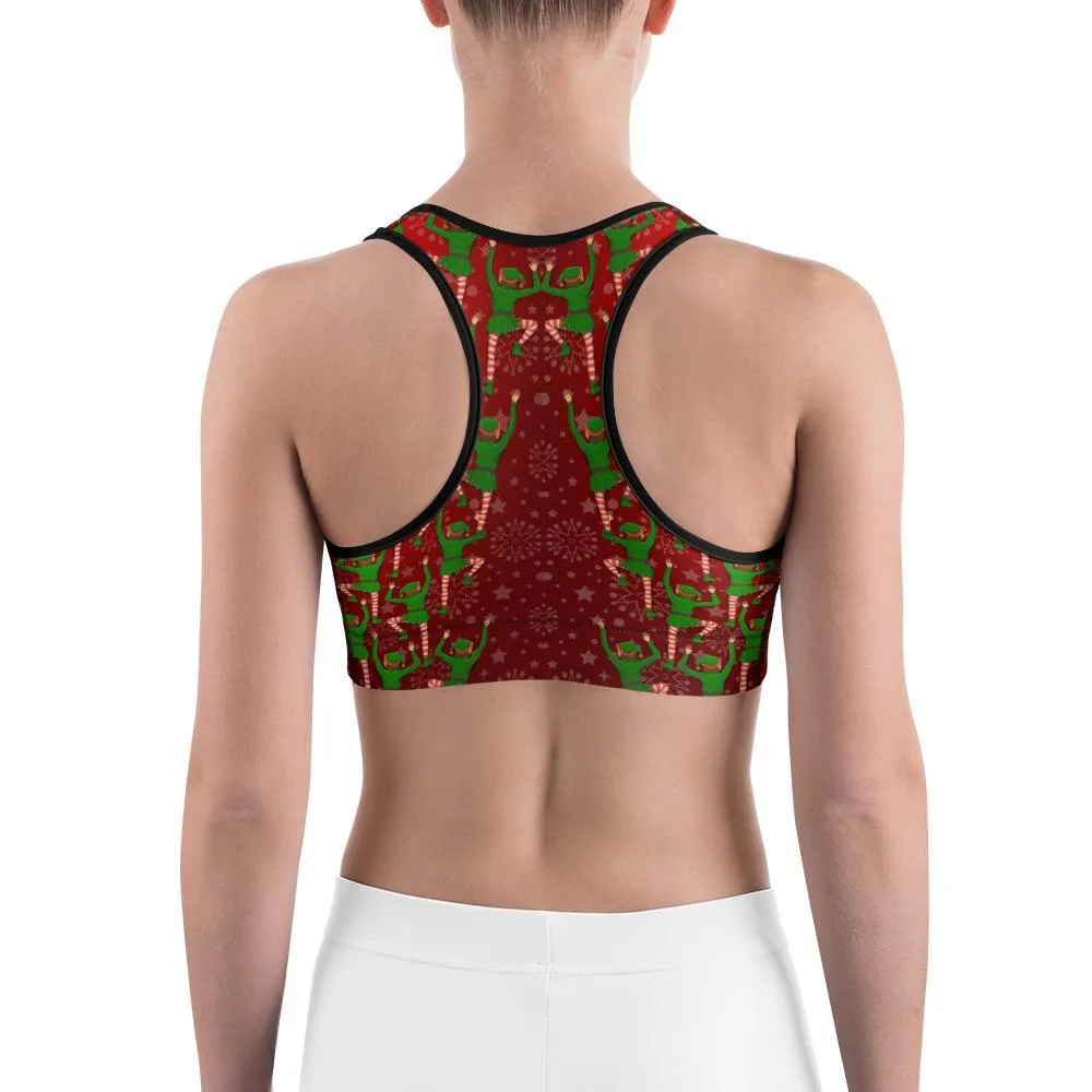 Santa's Elves Sports Bra