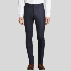 Shadow Checks Pants - Navy