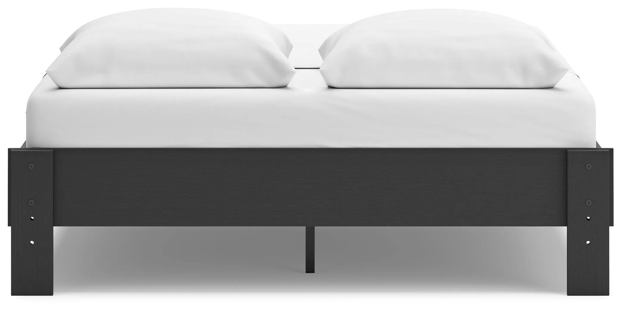 Socalle Queen Platform Bed with Dresser and Chest in Black