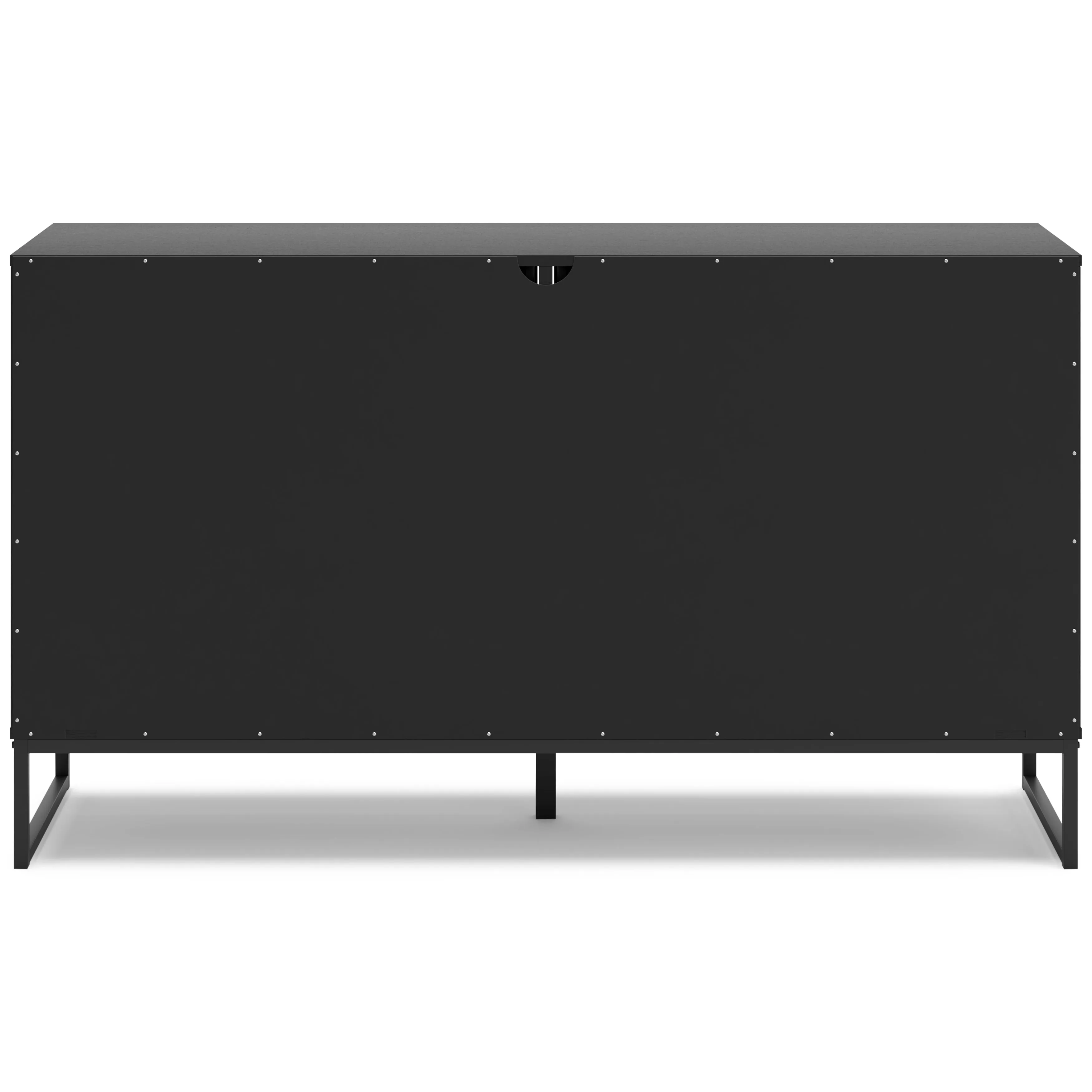 Socalle Queen Platform Bed with Dresser and Chest in Black