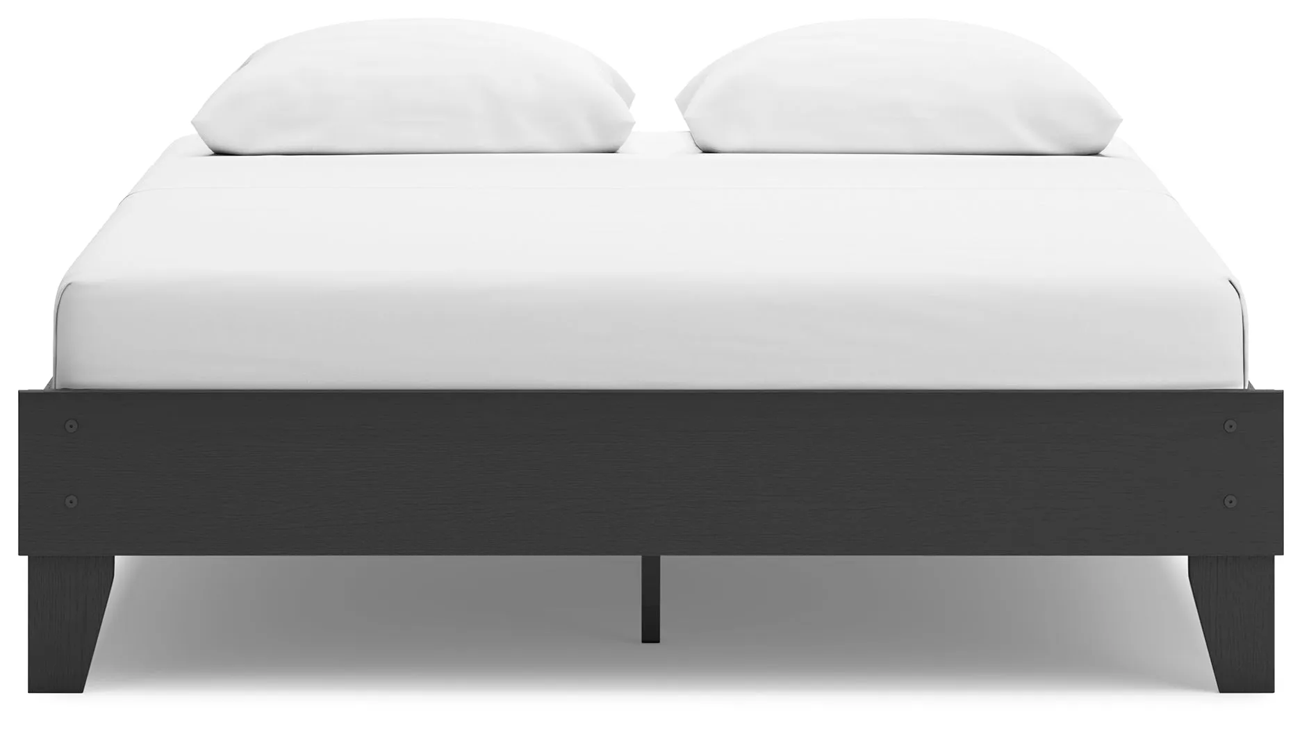Socalle Queen Platform Bed with Dresser and Chest in Black