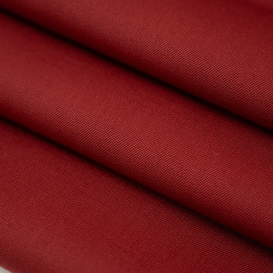 Soft Red Wool Gabardine
