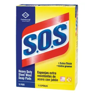 S.O.S Heavy Duty Steel Wool Soap Pad(15 ct.)