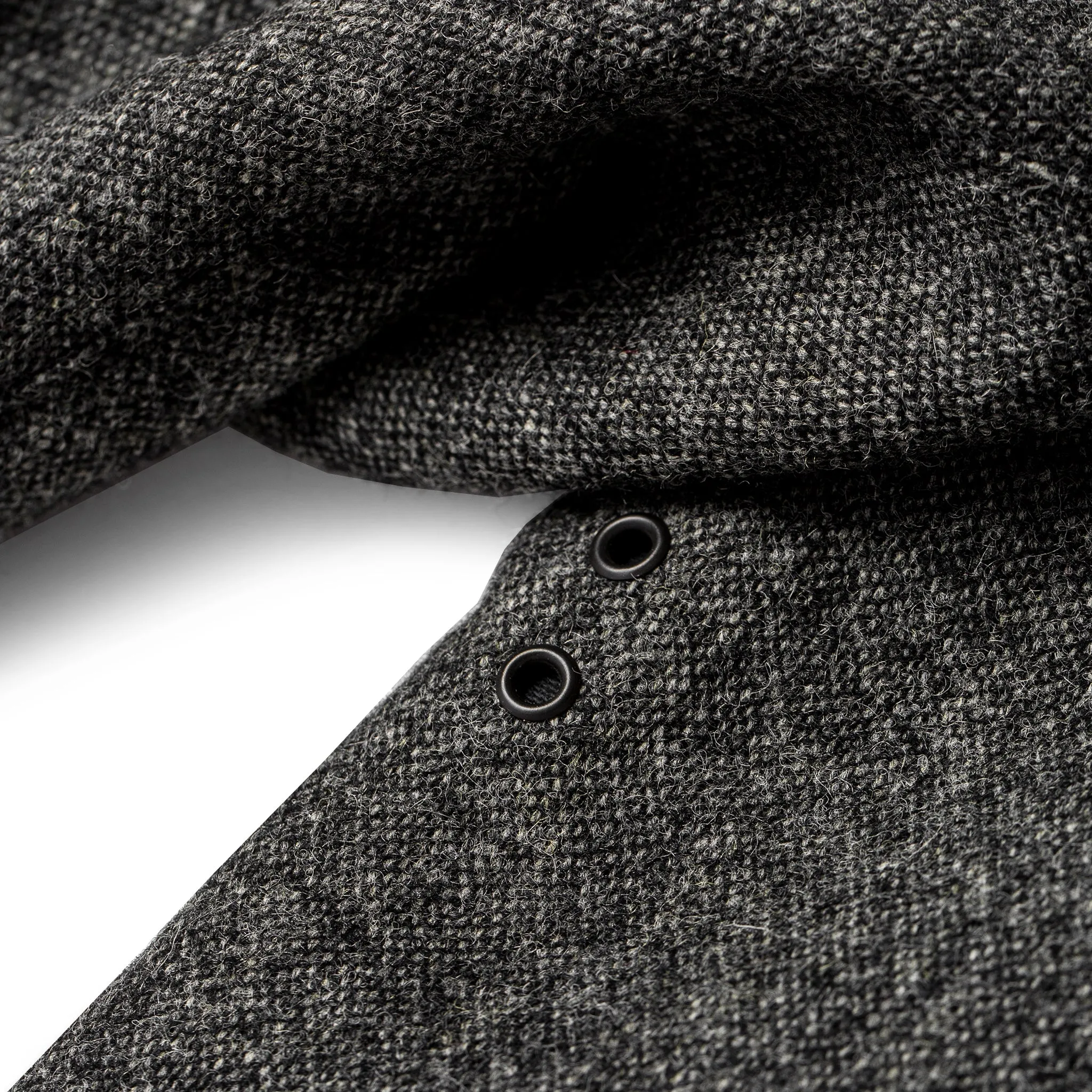 The Rover Jacket in Charcoal Birdseye Waxed Wool