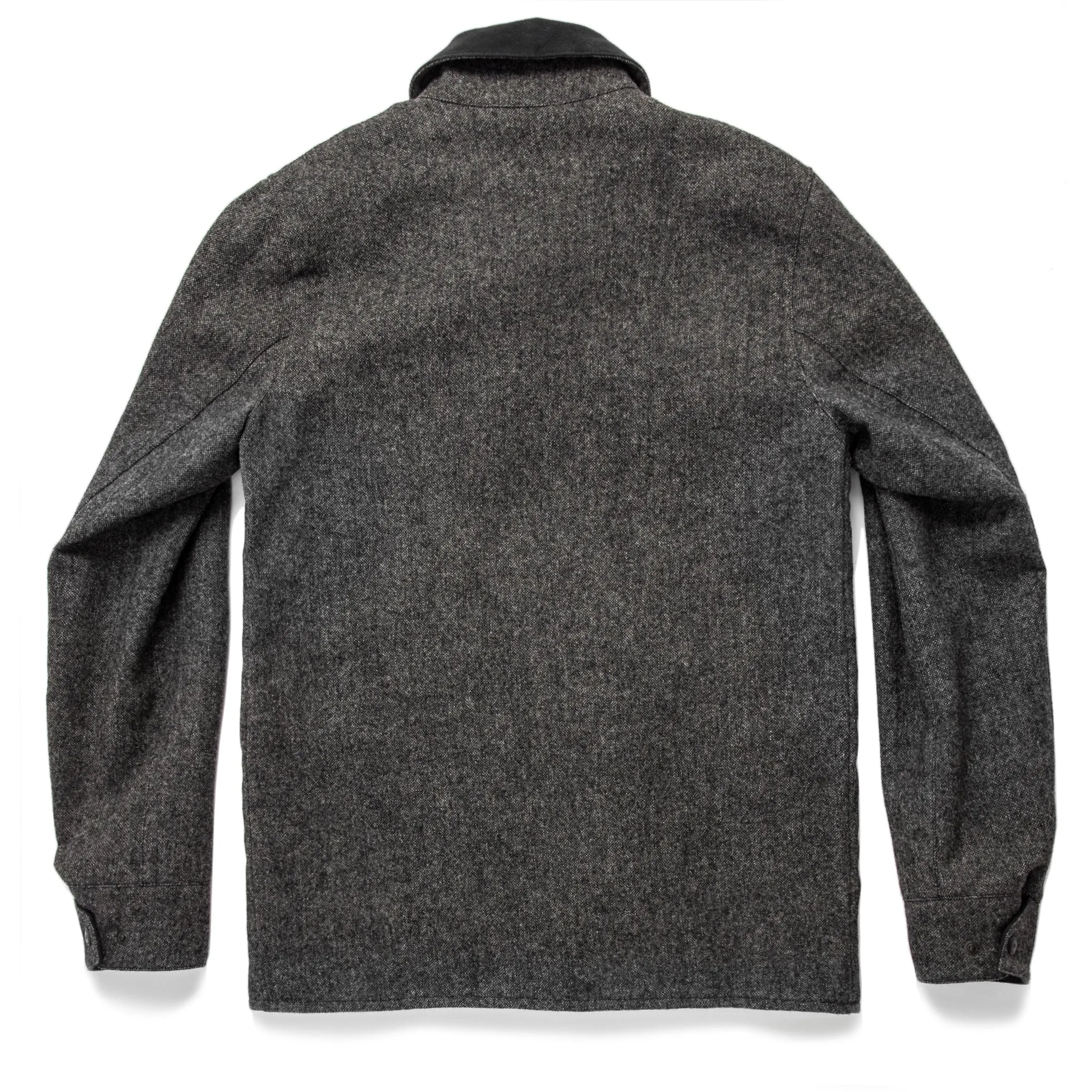 The Rover Jacket in Charcoal Birdseye Waxed Wool