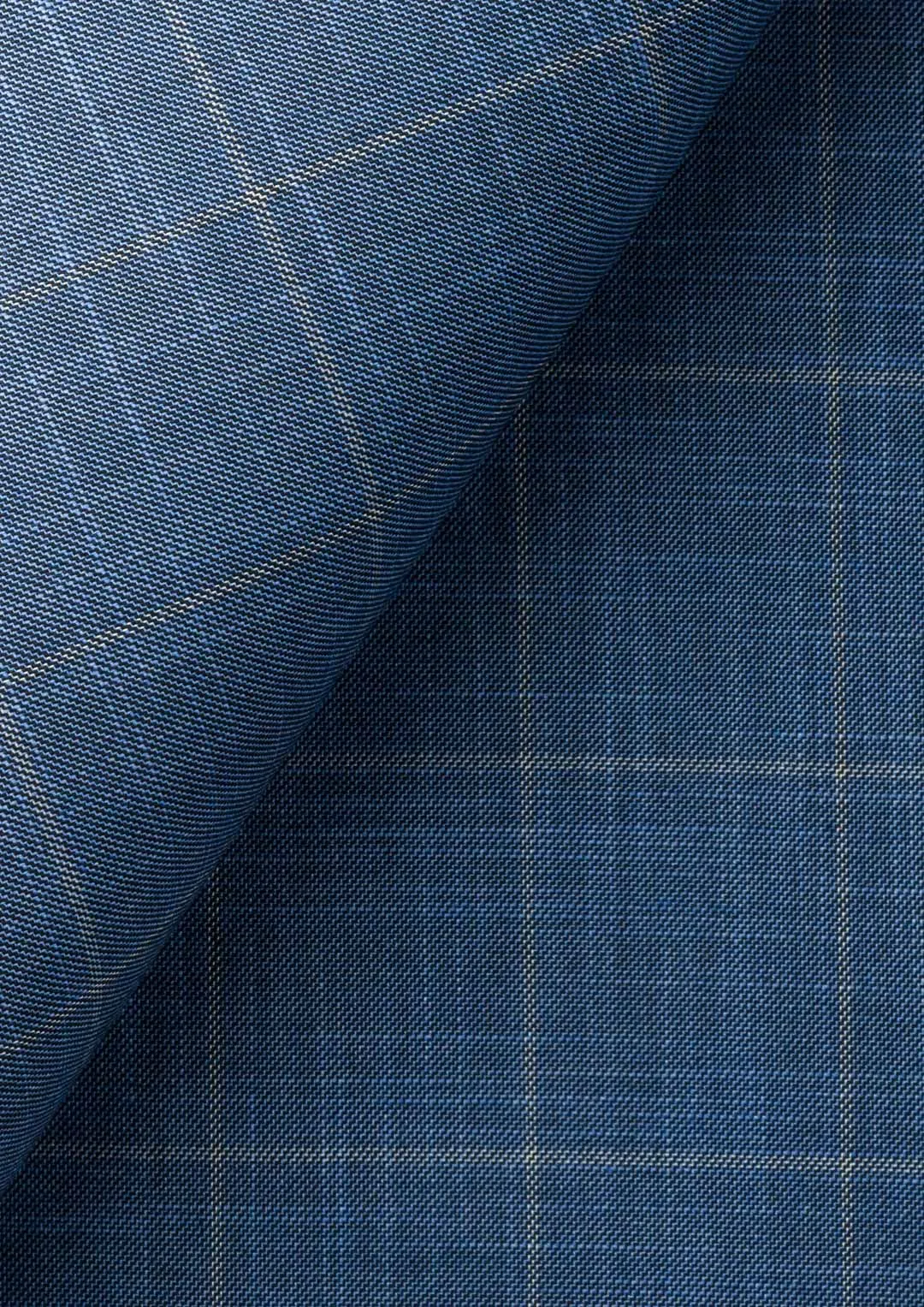 Thompson Sky Blue Windowpane Suit
