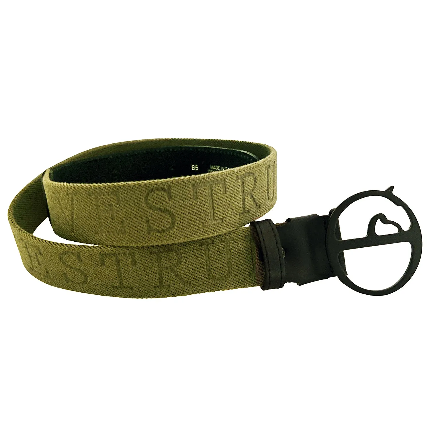 VESTRUM - "POZZALLO" Belt in Army Green and Matte Black