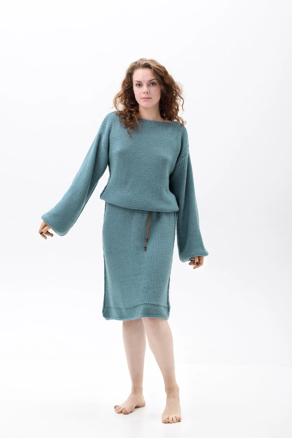 Warm long wool dress A Witch | VÉJA