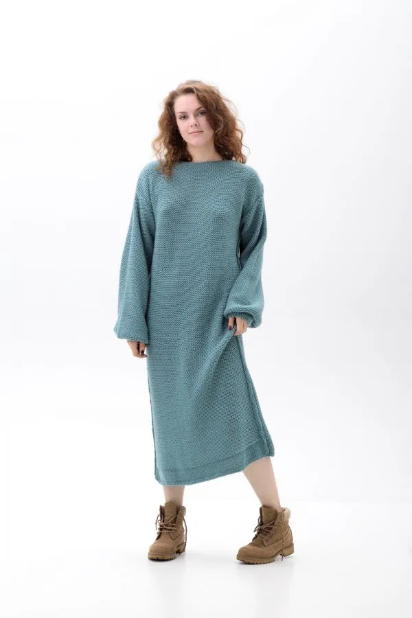 Warm long wool dress A Witch | VÉJA