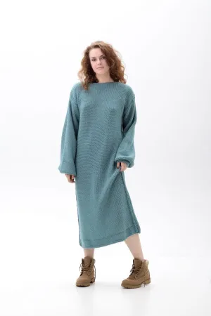 Warm long wool dress A Witch | VÉJA