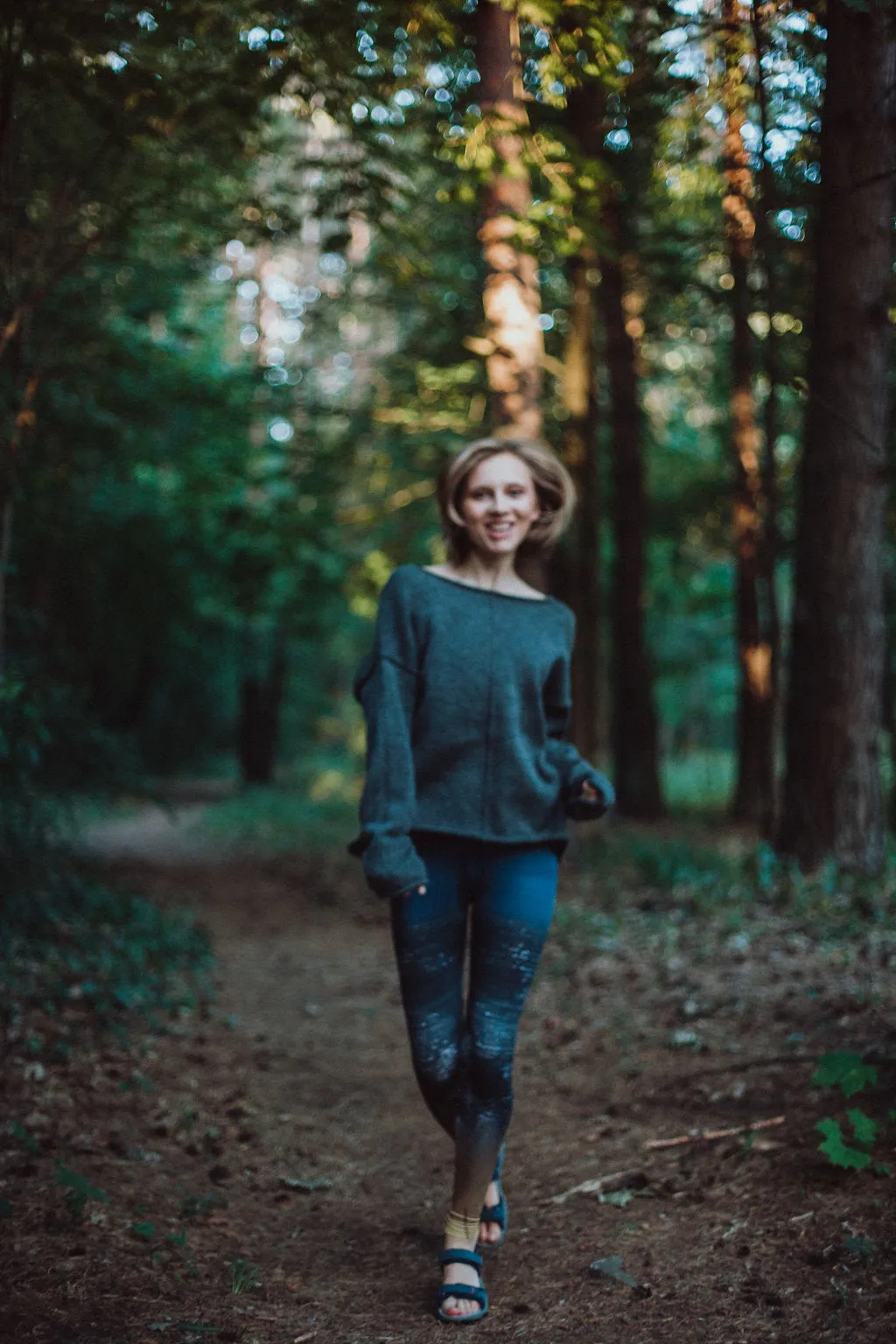 Warm long wool sweater  Shadow | VÉJA