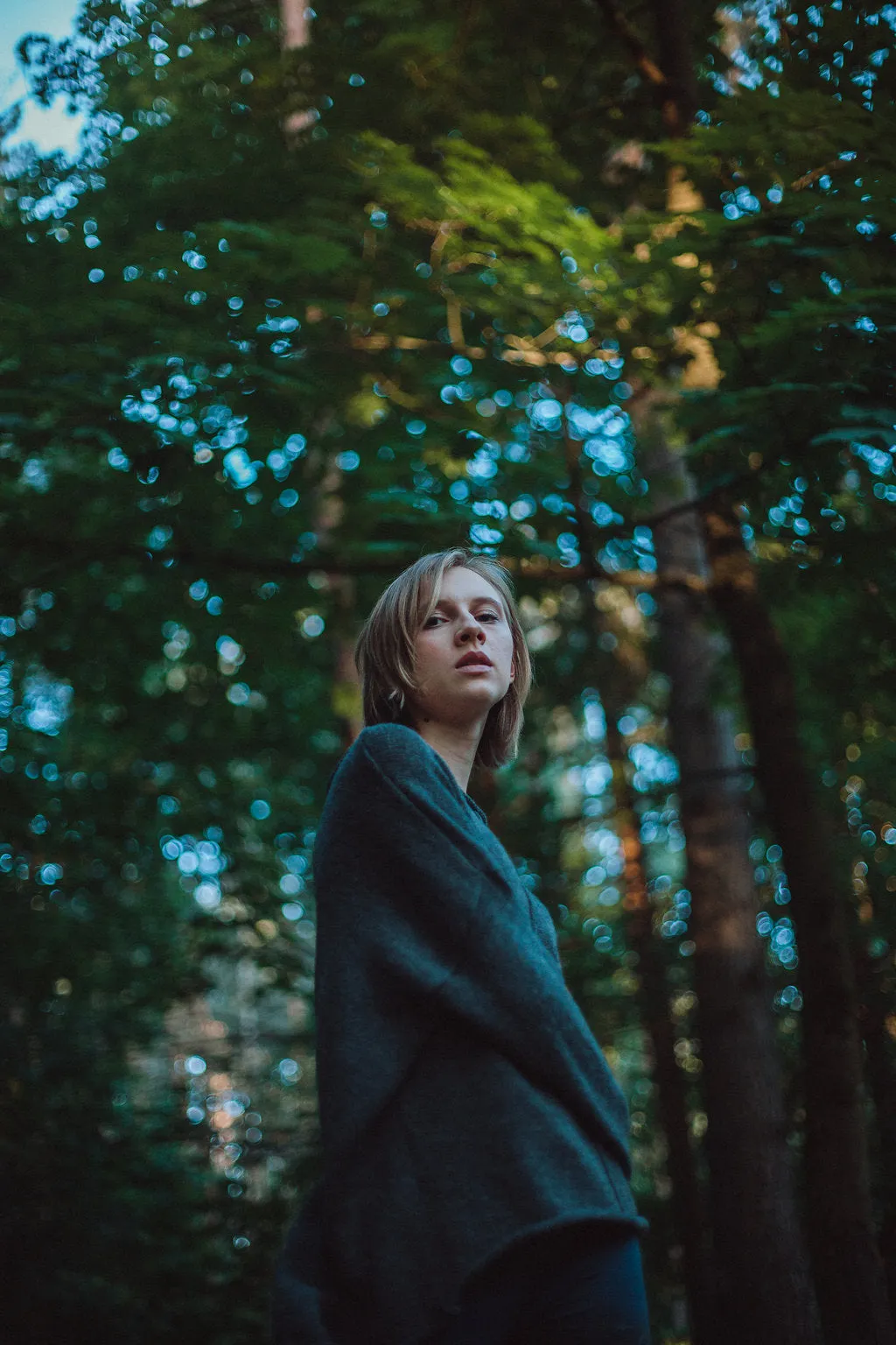 Warm long wool sweater  Shadow | VÉJA