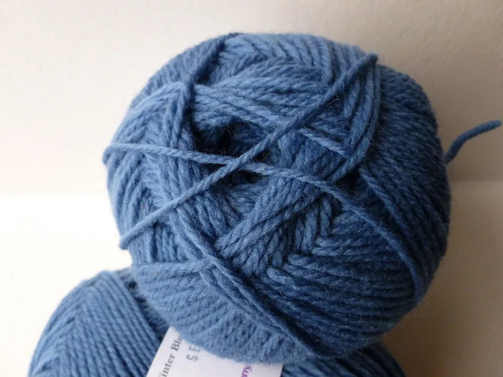 Winter Blue  Nature Spun Worsted - Seconds - by Brown Sheep Company, 100% Wool, Felting Yarn