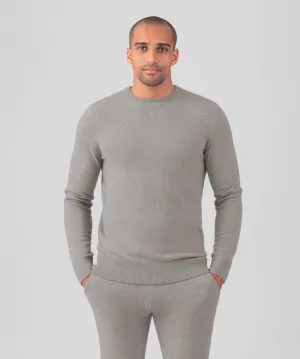 Wool Cashmere Sweater: Dusty Beige